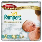 PAMPERS Premium Care 2 pelene 3-6kg 90kom