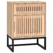 Vidaxl Nočna omarica 40x30x55,5 cm inženirski les in železo