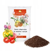 shumee UNIVERZALNA zemlja za CVETJE, ZELENJAVO, OKRASNE RASTLINE, ZELIŠČA, SADJE 5L