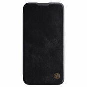 NILLKIN Qin Pro Leather etui/ovitek za iPhone15, Črn