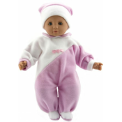 Teddies beba u rozo-bijeloj odjeci s kapom, 50 cm