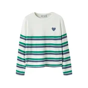 NAME IT Pulover NKFLINE kraljevsko plava / kraljevski zelena / bijela