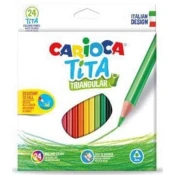 Carioca Barvice Tita trikotne oblike 24 kosov