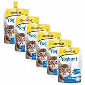 Jogurt za mačke GimCat Yoghurt 6x150 g