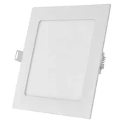 LED vgradna svetilka NEXXO, štvorec, bela, 18W, toplo bela
