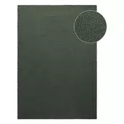 Tamno zeleni ručno rađen vunen tepih 160x230 cm Calmio – Hanse Home