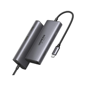 UGREEN CM498 6in1 adapter USB-C / 2x USB-A 3.0, USB-C 3.0, 2xHDMI, PD