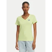 HUGO Majica Classic 50513667 Svetlo zelena Slim Fit