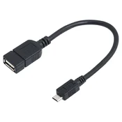 LOGILINK LOGILINK OTG Micro USB moški / USB ženski kabel za tablične računalnike, (21724178)