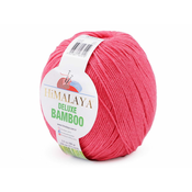 Bamboo Pletena preja Deluxe 100 g - (09) koralna