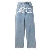 ICECREAM Kavbojke moder denim/bela