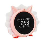 Generic LED ura z dinozavrom, elektronska ura, majhna budilka, študentska posebna darilna ura, elektronska budilka ob postelji, svetleča budilka, (21125785)