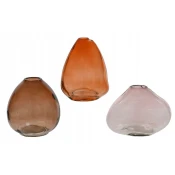 shumee Steklena vaza za okrasno cvetje 10,5 x 9 cm 1 kos.