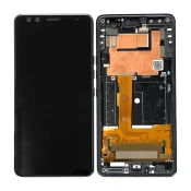 HTC U12 Plus - LCD zaslon + zaslon osjetljiv na dodir + okvir (Black) TFT