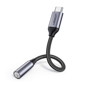 Ugreen - Adapter za zvuk Ugreen USB-C na AUX 3.5 mm, crno sivi