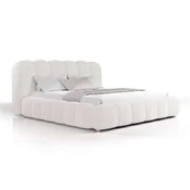 Homestar Postelja Catania 180x200 cm oblazinjena krem barva