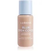 Lumene Blur Even Cover tekoči puder z mat finišem 16 ur odtenek 4 30 ml