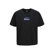 JJ Rebel Muška majica 12290849, Kratak rukav, Crna