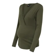 Only Maternity Majica OLMIpass oliva
