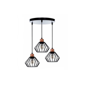 Luster na sajli PORTO 3xE27/40W/230V