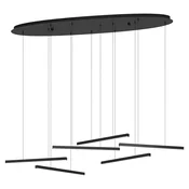 Eglo 39915 - LED Zatemnitveni lestenec na vrvici LINDOZA 6xLED/8,4W/230V 3000K