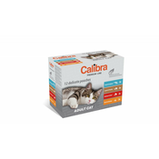 Calibra Adult Multipack, mokra hrana za mačke, 12 x 100 g