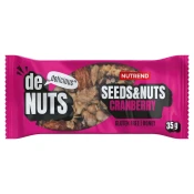 NUTREND DENUTS SEEDS + NUTS ploščica, 35 g, brusnica