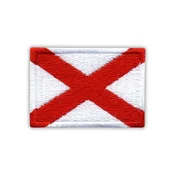 shumee Našitek zastave Victor - Podlaga za nalepko z likanjem/toplotno varjenje - Vezen našitek/značka/emblem