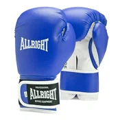 shumee Boksarske rokavice Power GEL 14oz Allright 1012 PU modro/bele