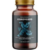 BrainMax Cordyceps izvleček, 50% koncentracija polisaharidov in 20% ß-1,3/1,6 D-glukanov, 500 mg, 100 rastlinskih kapsul