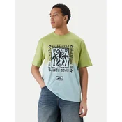 Quiksilver Majica W126-QSMTS-1007-46P Zelena Regular Fit