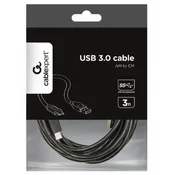 Gembird Kabel USB 3.0 (AM) do USB 3.1 (CM), 3 m, bel
