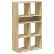 Vidaxl Knjižna omara sonoma hrast 66x31x112 cm inženirski les