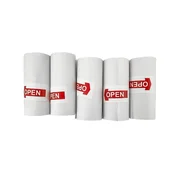HURTEL Papir za termotiskalnik z aparatom HURC10 57 mm x 5 m, komplet 5 kosov – bel