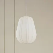 Obesek Lindby Helin, bel, O 30 cm, tkanina - Dnevna soba/jedilnica - Sodobni - bela - Tkanine/tekstil