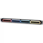 24 ulaza Mreža Patch panel Intellinet 513692 CAT 6 1 U