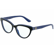DOLCE & GABBANA Okvir za naocare 0DG3332 3273 54, Ženski, Plavo - crni