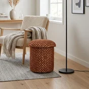 Hanah Home puf Alpaka, 33 cm, narandžasti