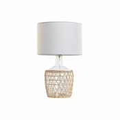 Stolna svjetiljka Home ESPRIT Bijela Smeda Kristal Uže 220 W 60 V 28 x 28 x 45 cm (2 kom.)
