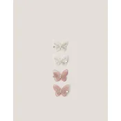 Monsoon Children Set šnala za kosu za devojcice Butterfly, 4 komada, Roze