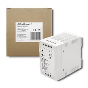 Qoltec napajalnik za DIN letev | 96 W | 24 V | 4 A | bel | tanek