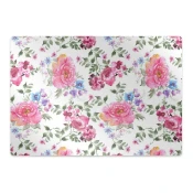 Decormat Zaščitna podloga za stol Pink flowers 140x100 cm 2 cm