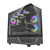 darkFlash Računalniško ohišje DarkFlash DS950 (črno) + 6 ventilatorjev