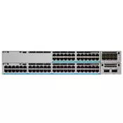 Cisco Catalyst C9300-48S-E mrežni prekidač Upravljano L2/L3 Sivo