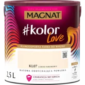 shumee MAT ZRAČNA LATEKSNA BARVA MAGNAT #kolorlove rahlo kremasta KL07 2,5 l