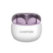 Canyon slušalice CNS-TWS5PU, Bluetooth 5.0, ljubicaste