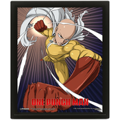 Pyramid International Pyramid International One Punch Man 3D lentikularni plakat v okvirju škatle (Saitama in Genos Design) 25cm x 20cm x 1,5cm - uradno blago, (20837182)