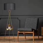 Opviq Podna lampa Venedik, 158 cm, 24 cm, E27, Crna