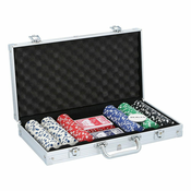 Set za poker Kovceg Aluminij 300 Dijelovi