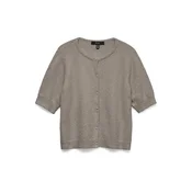 VERO MODA Pletena jopa VMDoffy temno siva